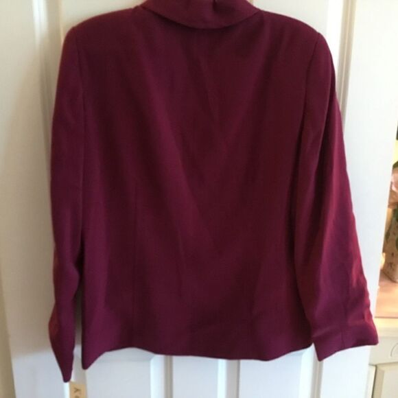 NWT. Koret Brand Women’s Size 8 Wine Colored Jacket - Picture 12 of 12